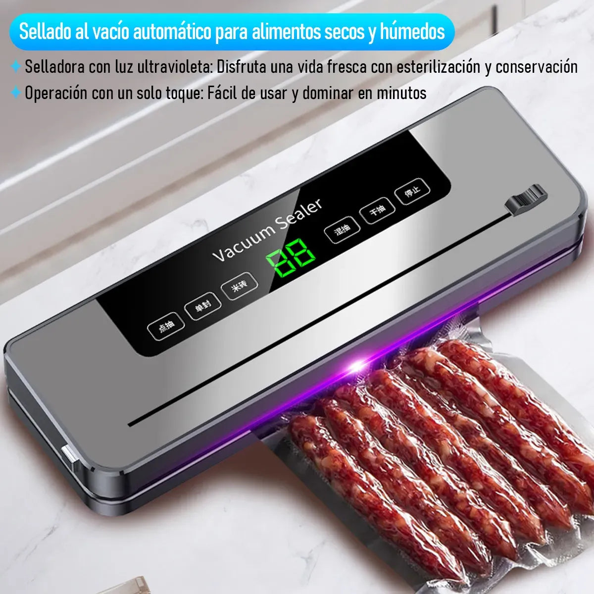 Selladora al Vacío 5 En 1