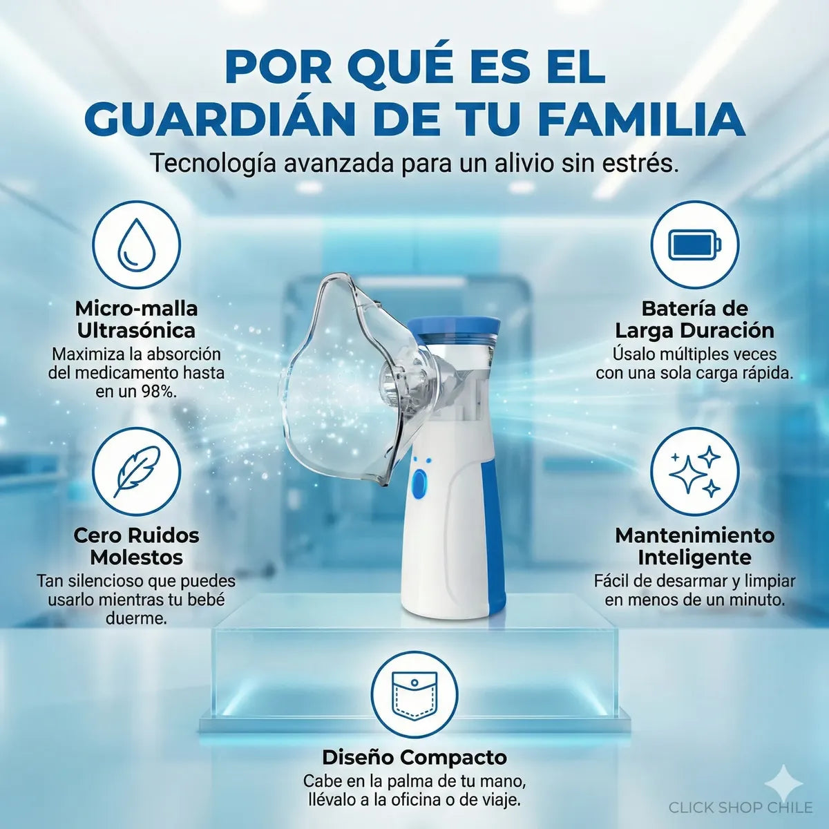 Nebulizador Portatil Niños Y Adultos
