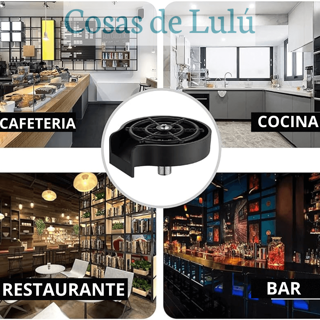 LIMPIADOR AUTOMÁTICO DE TAZAS Y VASOS