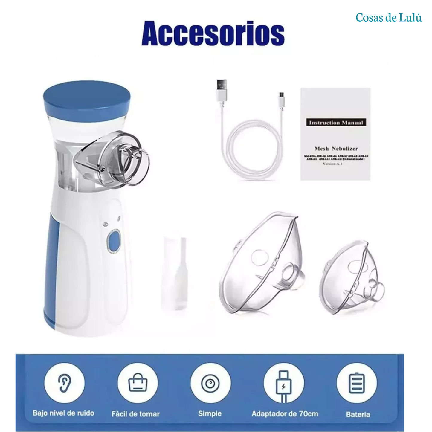 Nebulizador Portatil Niños Y Adultos
