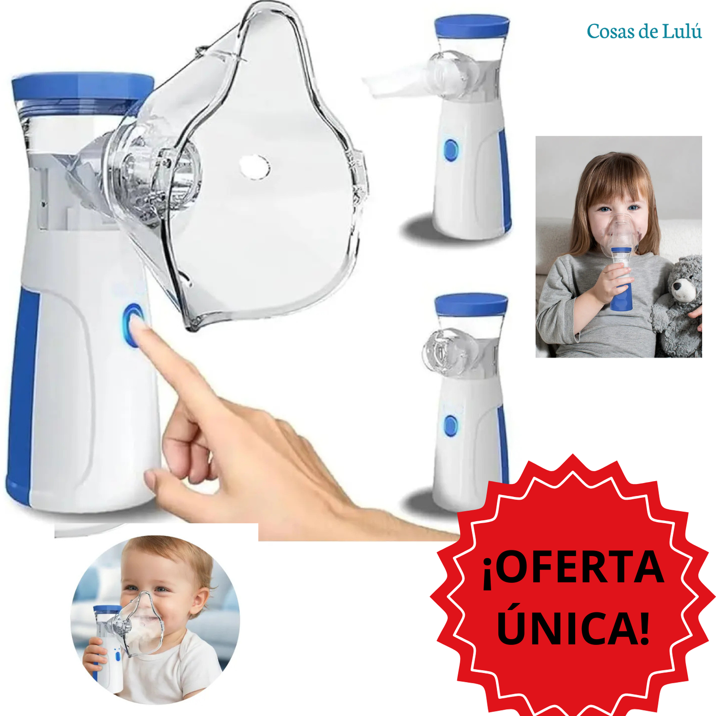 Nebulizador Portatil Niños Y Adultos