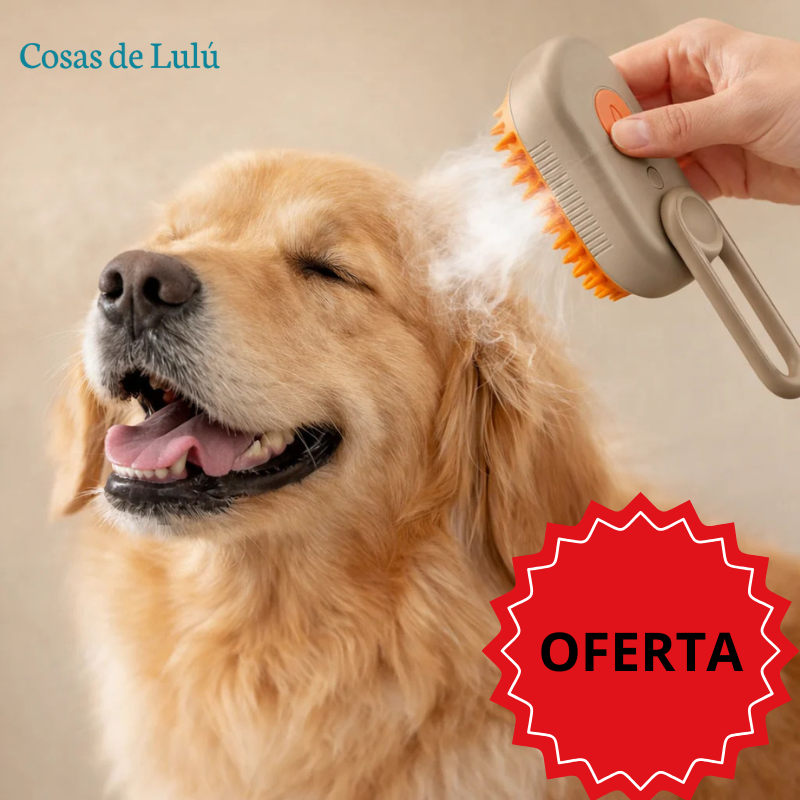 Cepillo de vapor 3 en 1 para tu Mascota 🐶😺