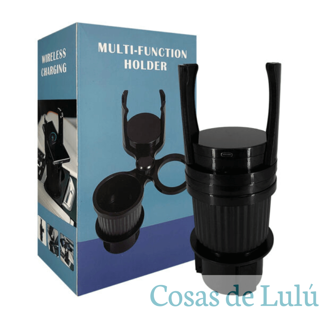 SOPORTE MULTIFUNCIONAL - PORTA VASOS PARA AUTOS