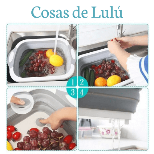 TABLA DE PICAR PLEGLABLE 3 EN 1